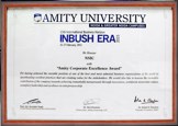 NSIC was Conferred “Amity Corporate Excellence Award” by Amity University for achieving the enviable position of one of the best and most admired business organizations by spearheading excellent practices that are creating value for the stakeholders. NSIC has also been honoured for the incredible contribution of the company towards achieving remarkable turnarounds through innovation, exemplary leadership and excellence in entrepreneurship. 